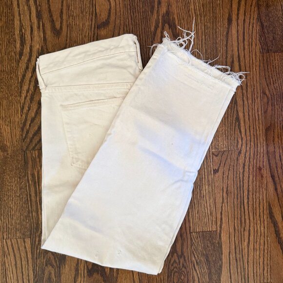 ** CHIMALA Women's off-white jeans ** - Picture 4 of 5